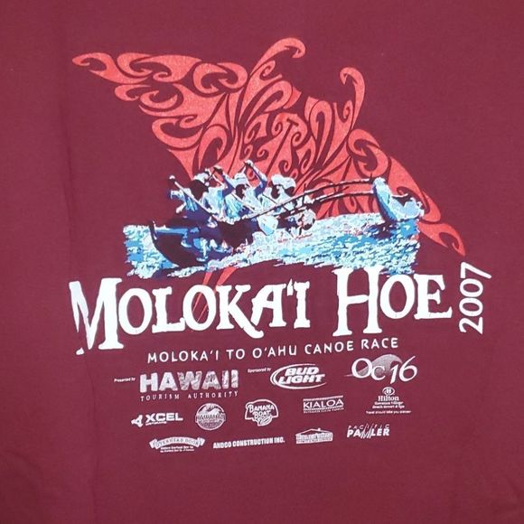 Molokai Hoe 2007 Canoe Race Shirt  XL - Picture 2 of 5